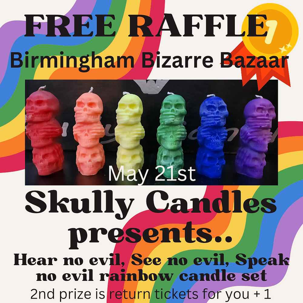 Raimbow Raffle FREE RAFFLE 21st MAY BBB For PRIDE Theme Is....