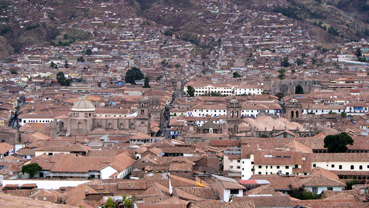 The rooftops of Cusco