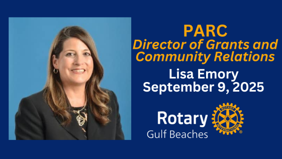 Weekly Rotary Meeting : Guest Speaker - Lisa Emory, Director of Grants and Community Relations