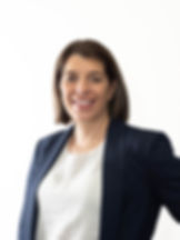 Head and shoulders of Rebecca O'Brien smiling at camera