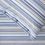 Miniatura: Federa zucchi in percalle - linea CLIC CLAC - Fantasia  a righe SMILEY  blu