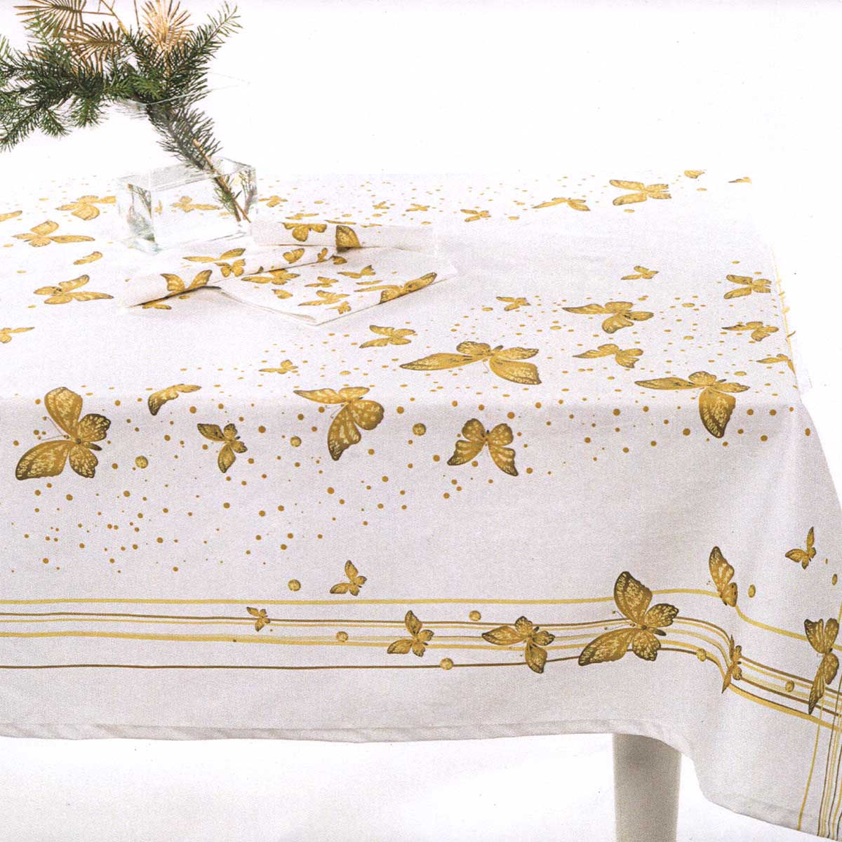 Tovaglia - Farfalle Dorate