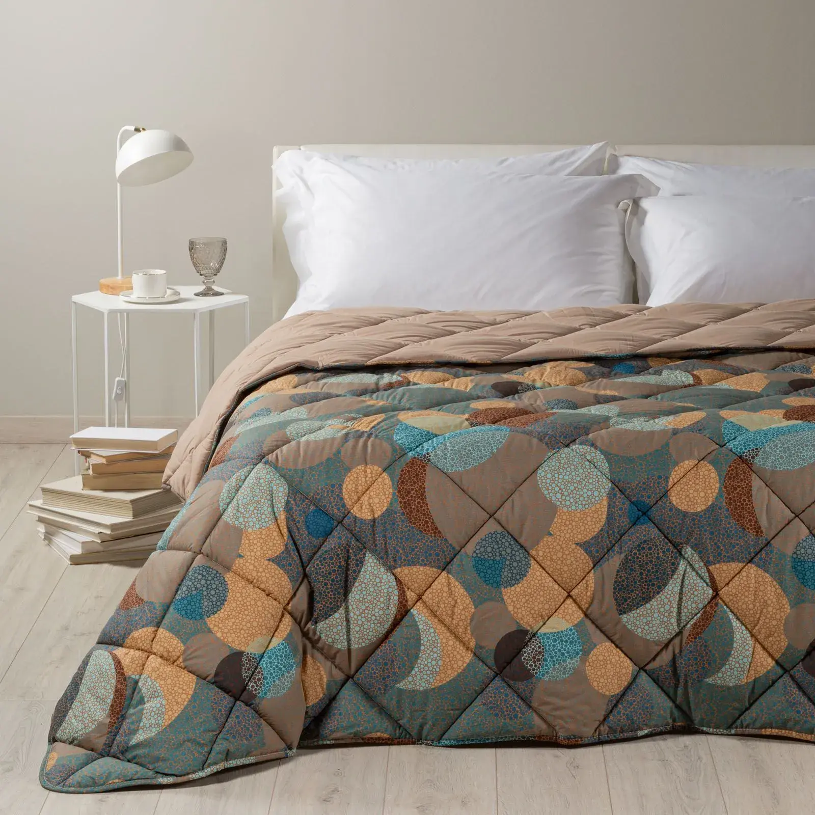 Trapunta Caleffi- Cosmo- Ambra cerchi