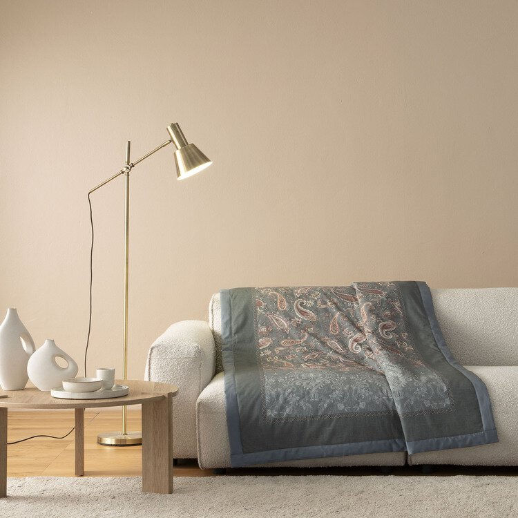 Plaid Granfoulard Bassetti -Monnalisa Grigio G1