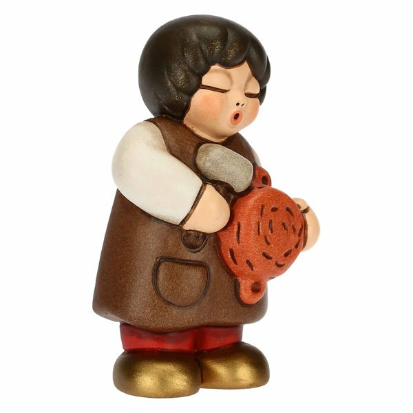 Venditore di pentole in ceramica Presepe Classico rosso -S3330A82