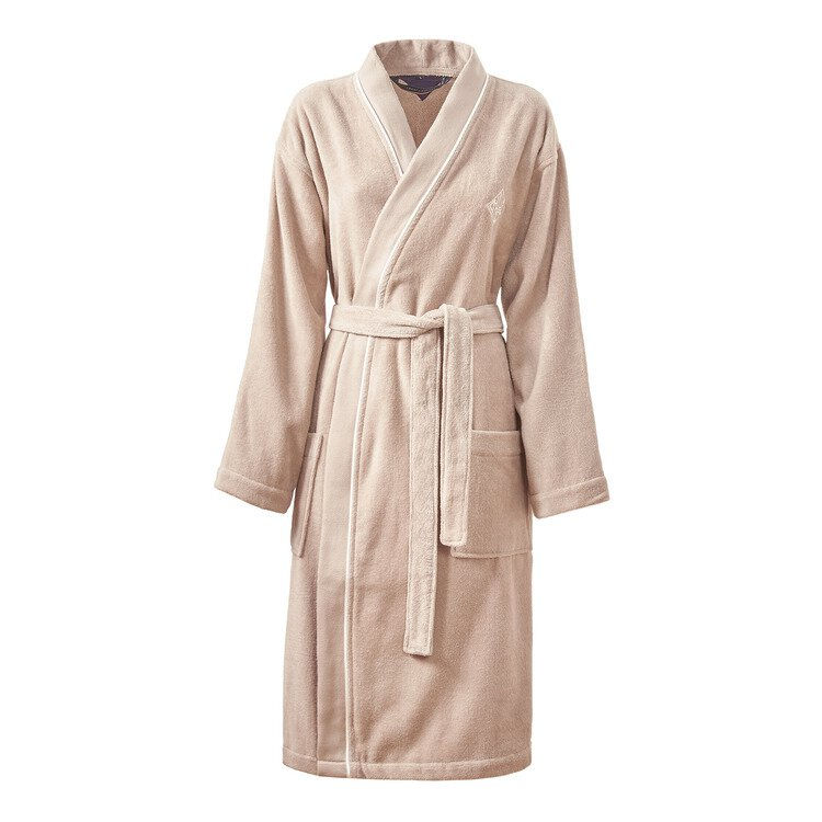Miniatura: Accappatoio Senza cappuccio Tommy Hilfiger - Linea Kimono Diamond PANNA