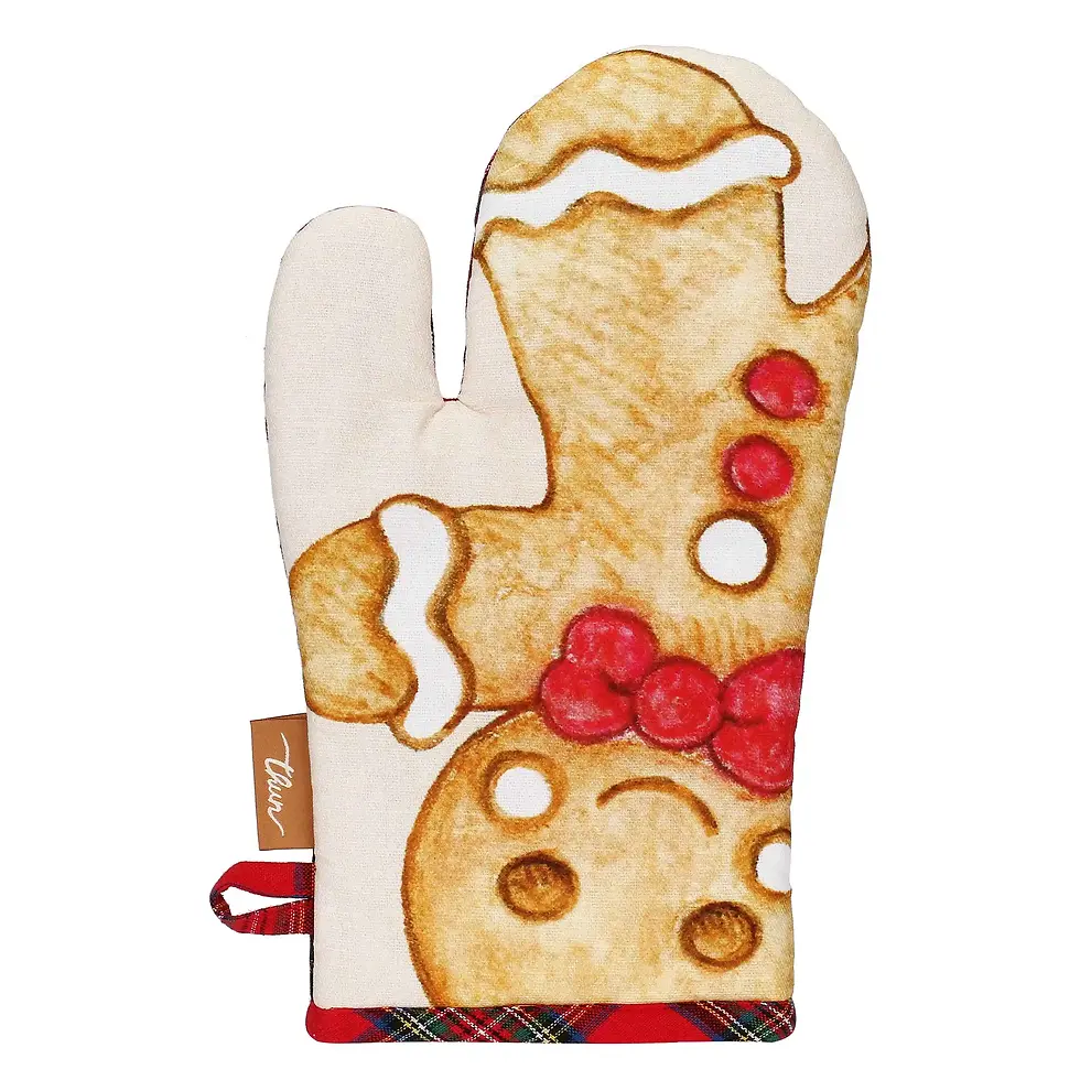 Set presina, guanto e grembiule con scatola in latta Thun-Linea Tunland