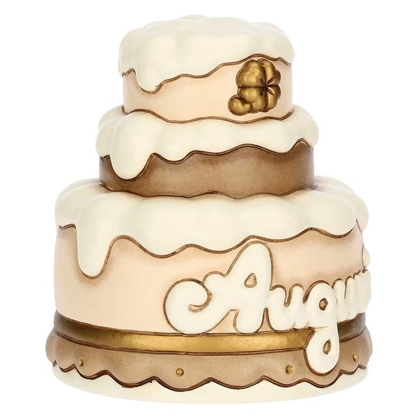 Top cake con scritta "Auguri" in ceramica - F3364H90B