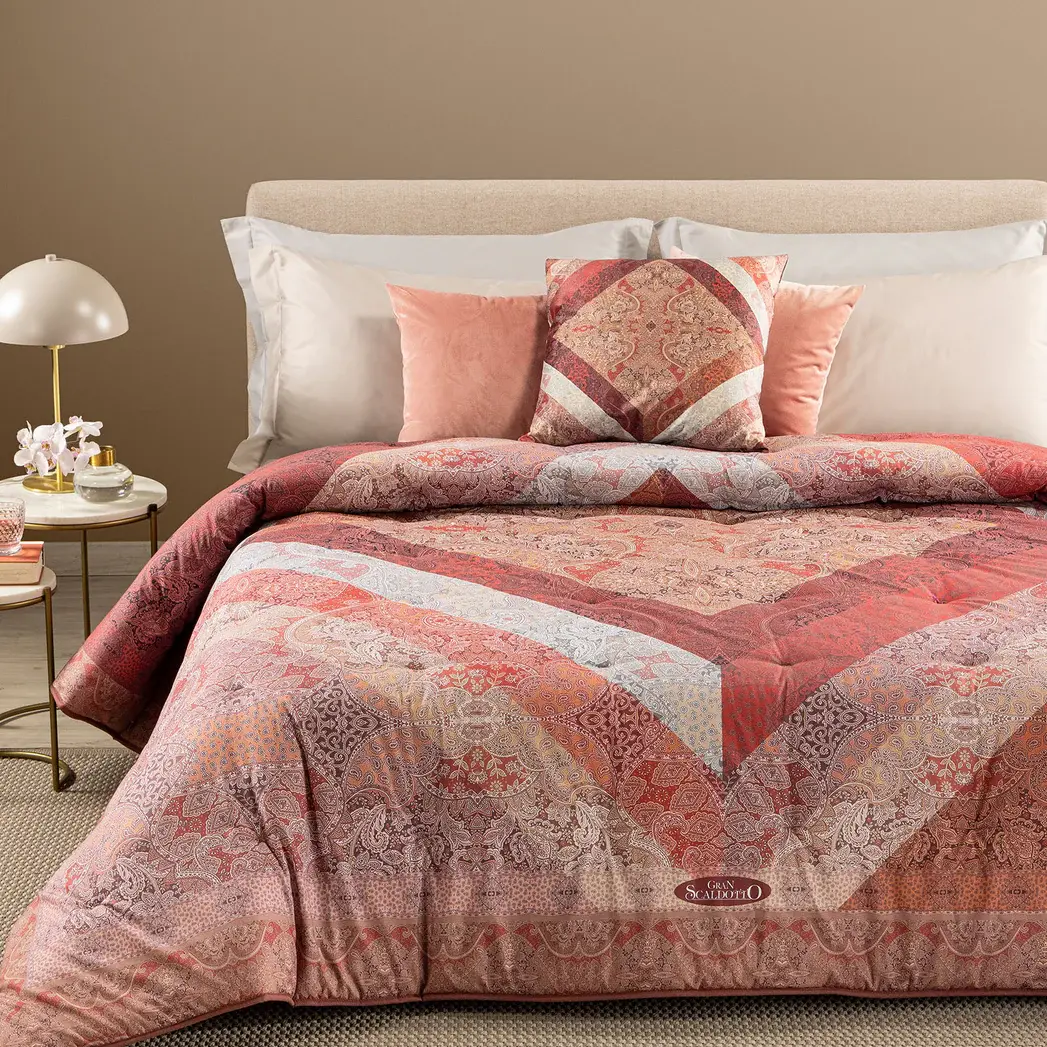 Trapunta Plaid Caleffi -Gran Scaldotto- Regency-Bordeauxx