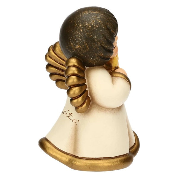 Miniatura: Angelo custode "Felicità" in ceramica - T10415287H90
