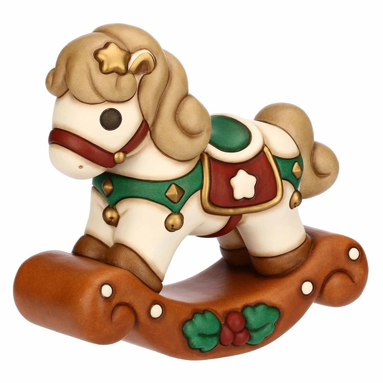 Cavallo a dondolo in ceramica grande Thun- T11005091A82