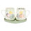 Miniatura: Set 2 mug lui/lei con vassoio cuore Forever Love - T11796520P00
