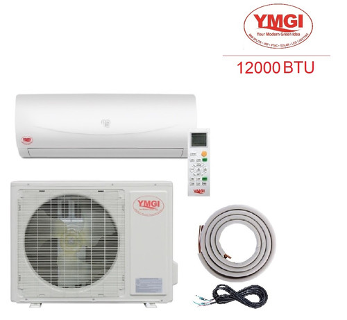 YMGI 12000 BTU DUCTLESS MINI SPLIT AIR CONDITIONER W HEAT PUMP