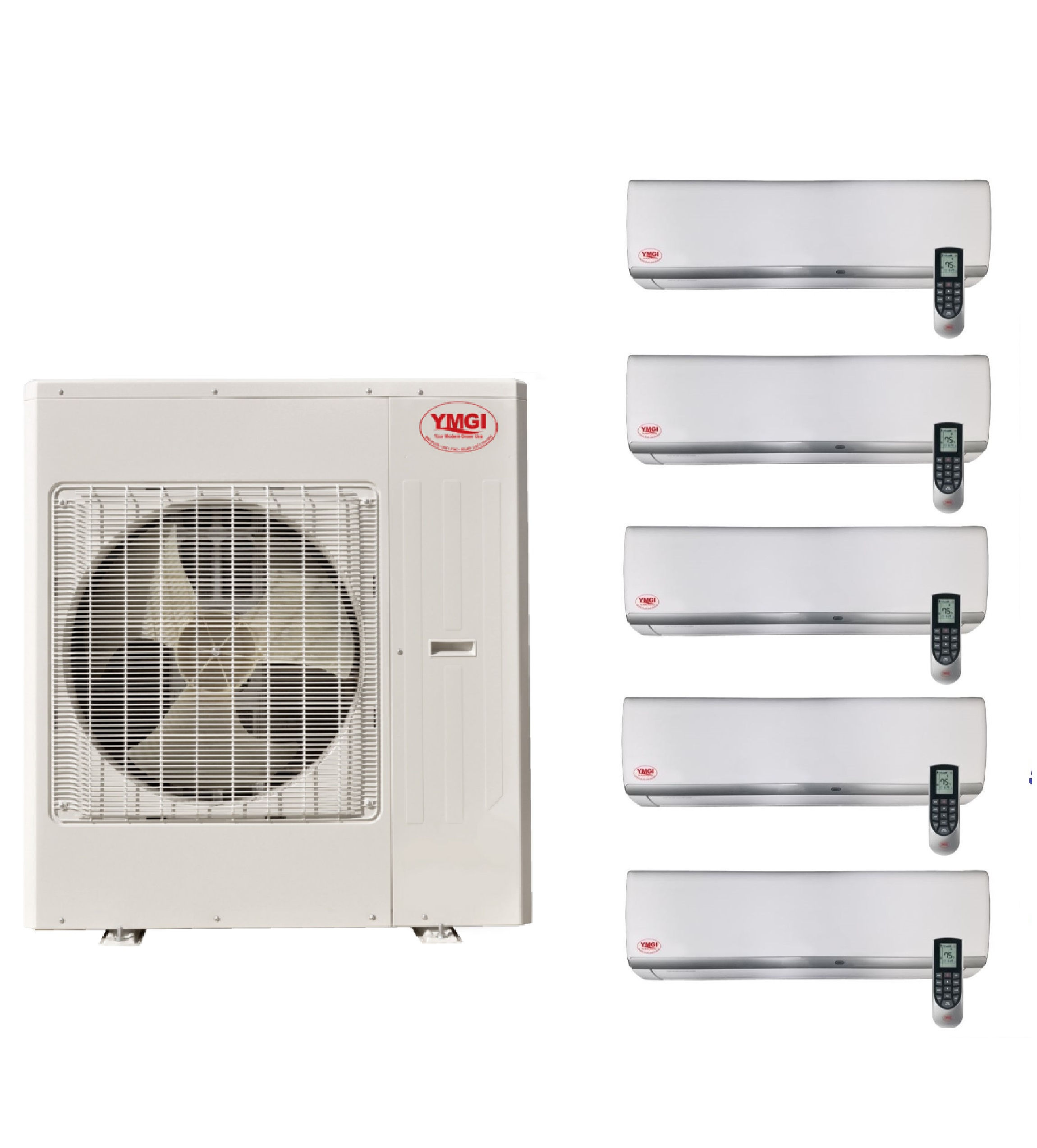 YMGI 60000 BTU 5 Zone 5 Ton Ductless Mini Split Air Conditioner Wall Mount
