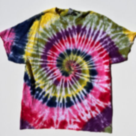 Tie-dye Shirt: Spiral- Unisex XL