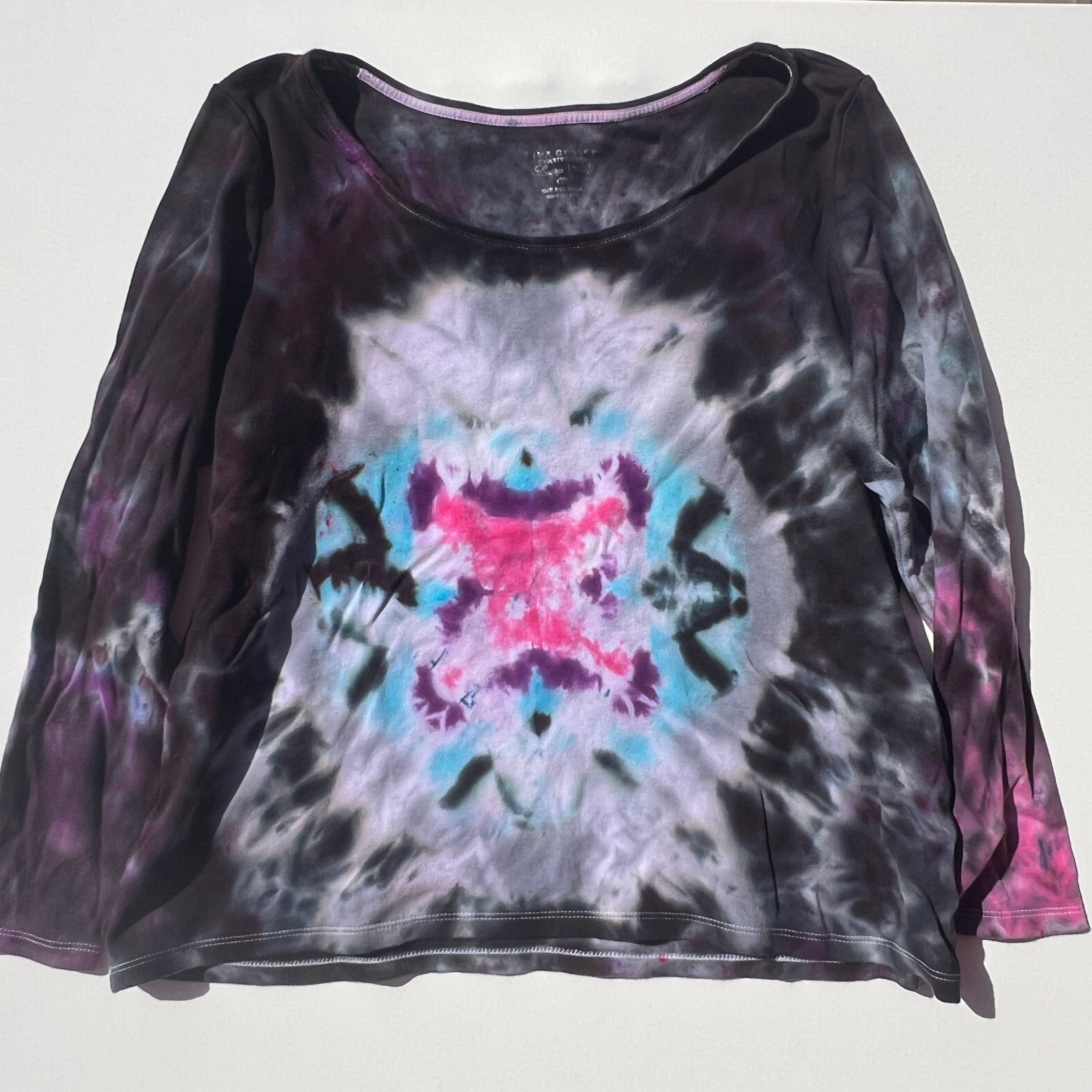 Tie-dye Shirt: Kaleidoscope- Women's 0X