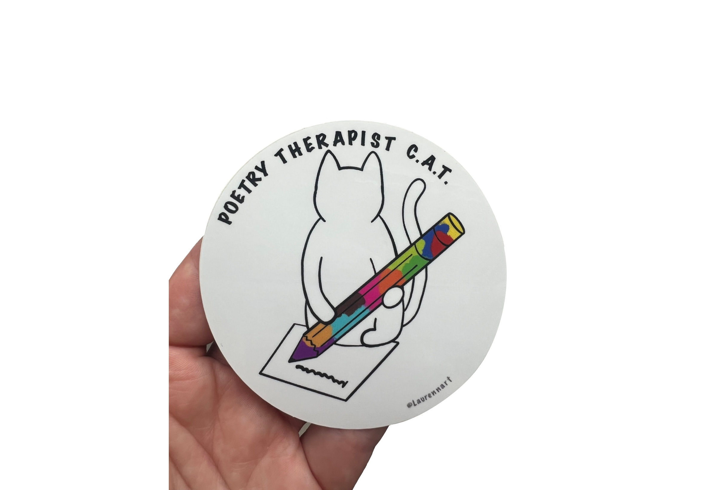 Creative Arts Therapies Stickers- Poetry Therapy Sticker