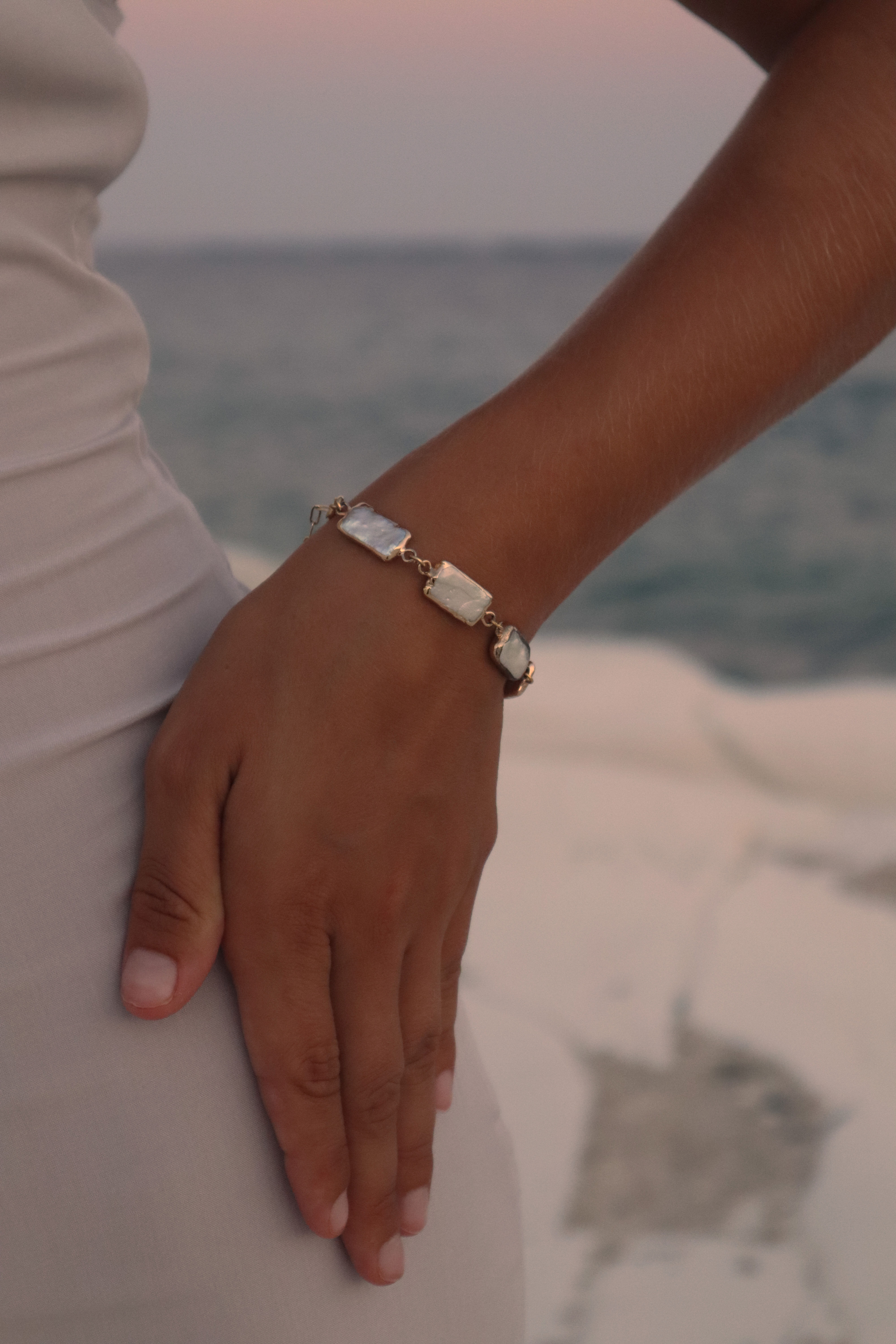 Selene Pearl Bracelet