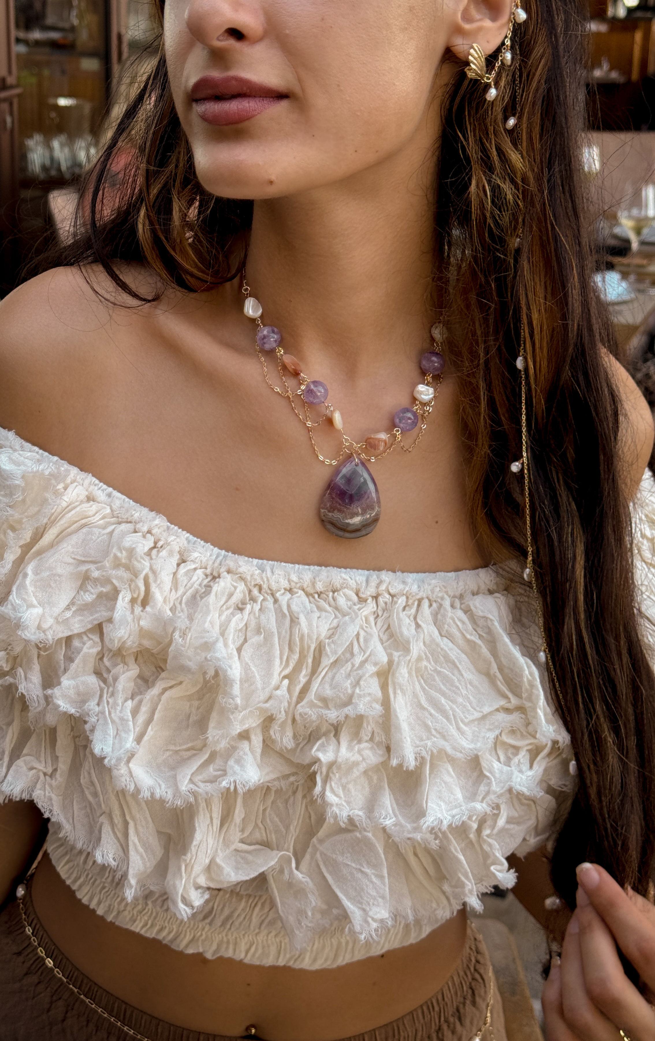 ✧ 'Amethystos' Necklace ✧