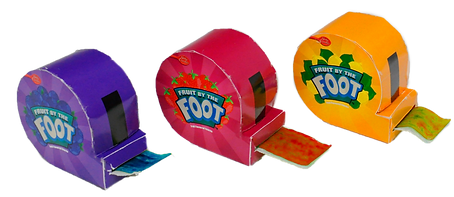 final mockup of fruit by the foot package design
