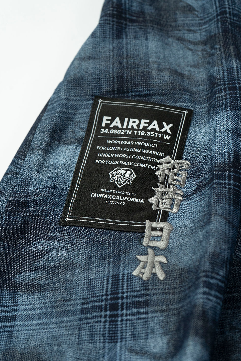 Thumbnail: CHECK DENIM KITSUNE DRESS