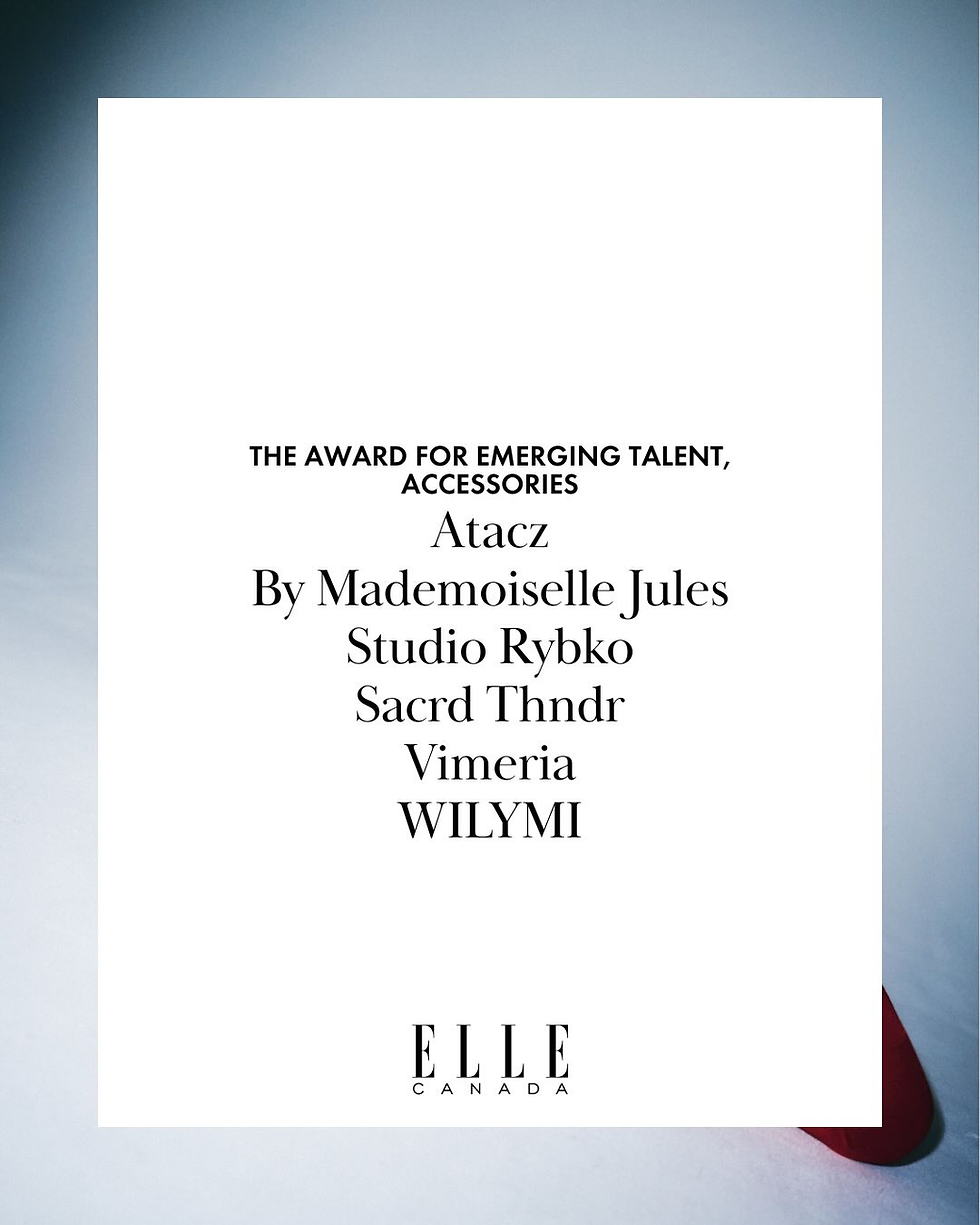 CAFA Awards 2026 Nominees For Emerging Talent, Accessories WILYMI