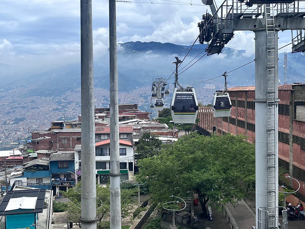 Medelin, Colombia cable car innovative city in world