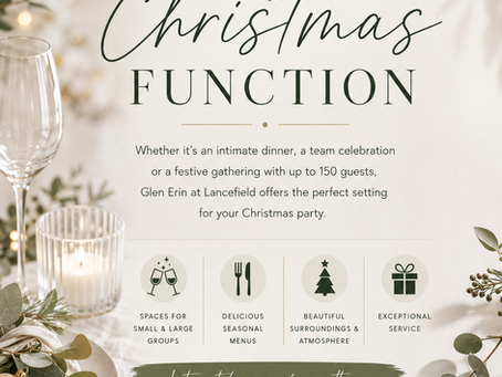 Host Your Christmas Function at Glen Erin