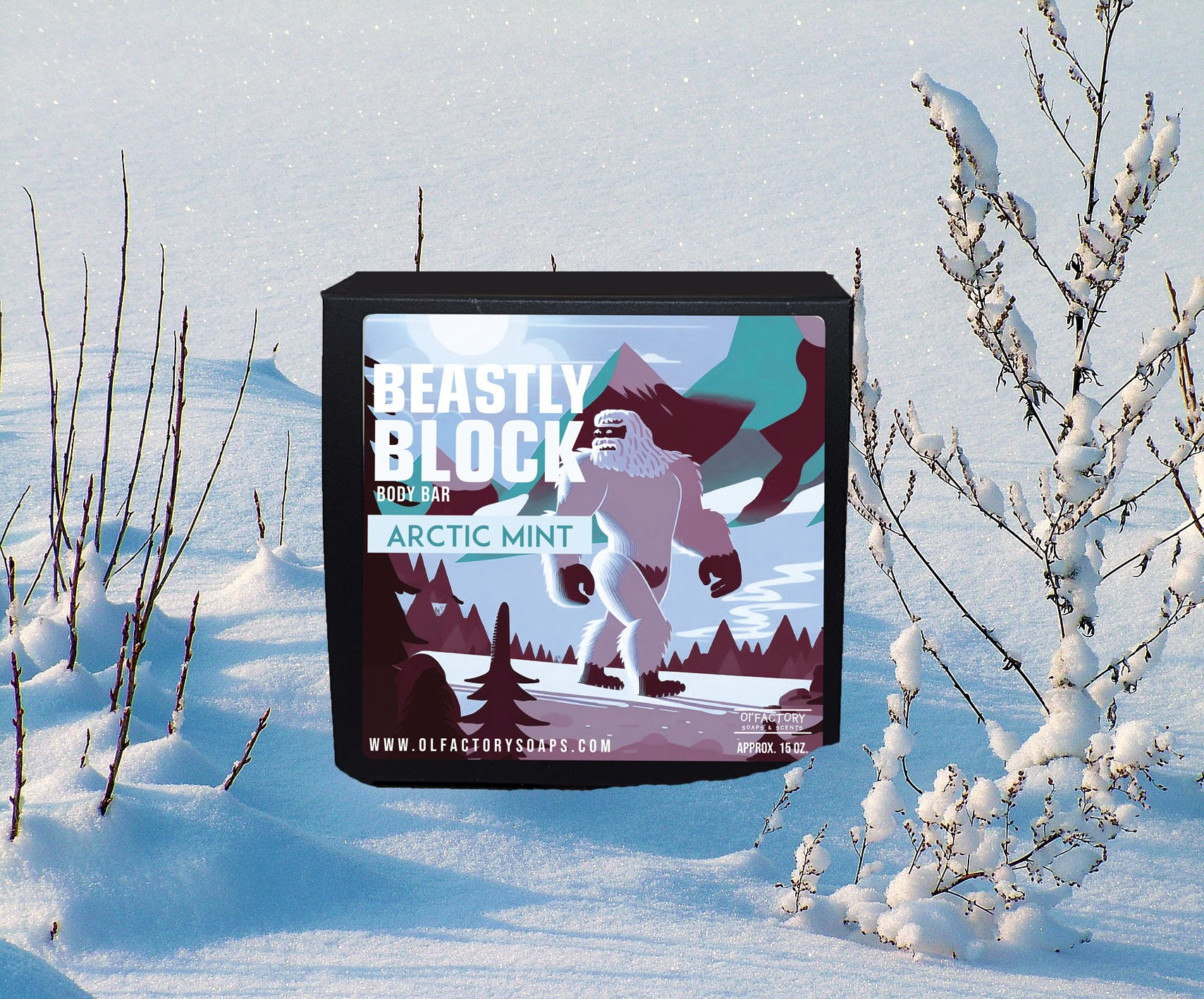 15oz BEASTLY BLOCK SOAP