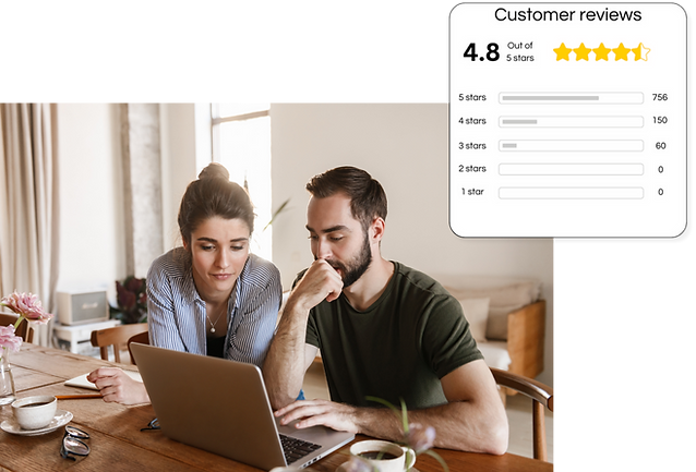 review dashboard to track online reviews 
