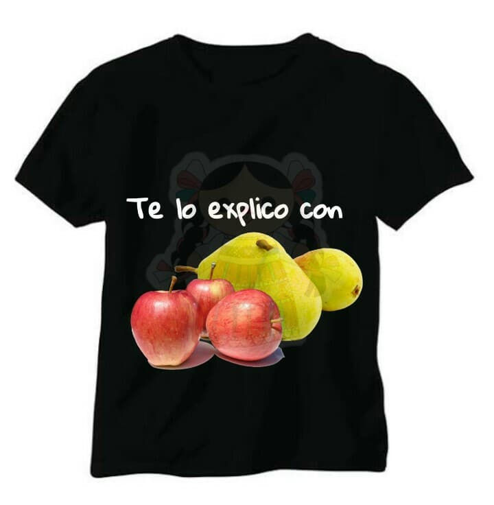 Playera "Te lo explico con..."