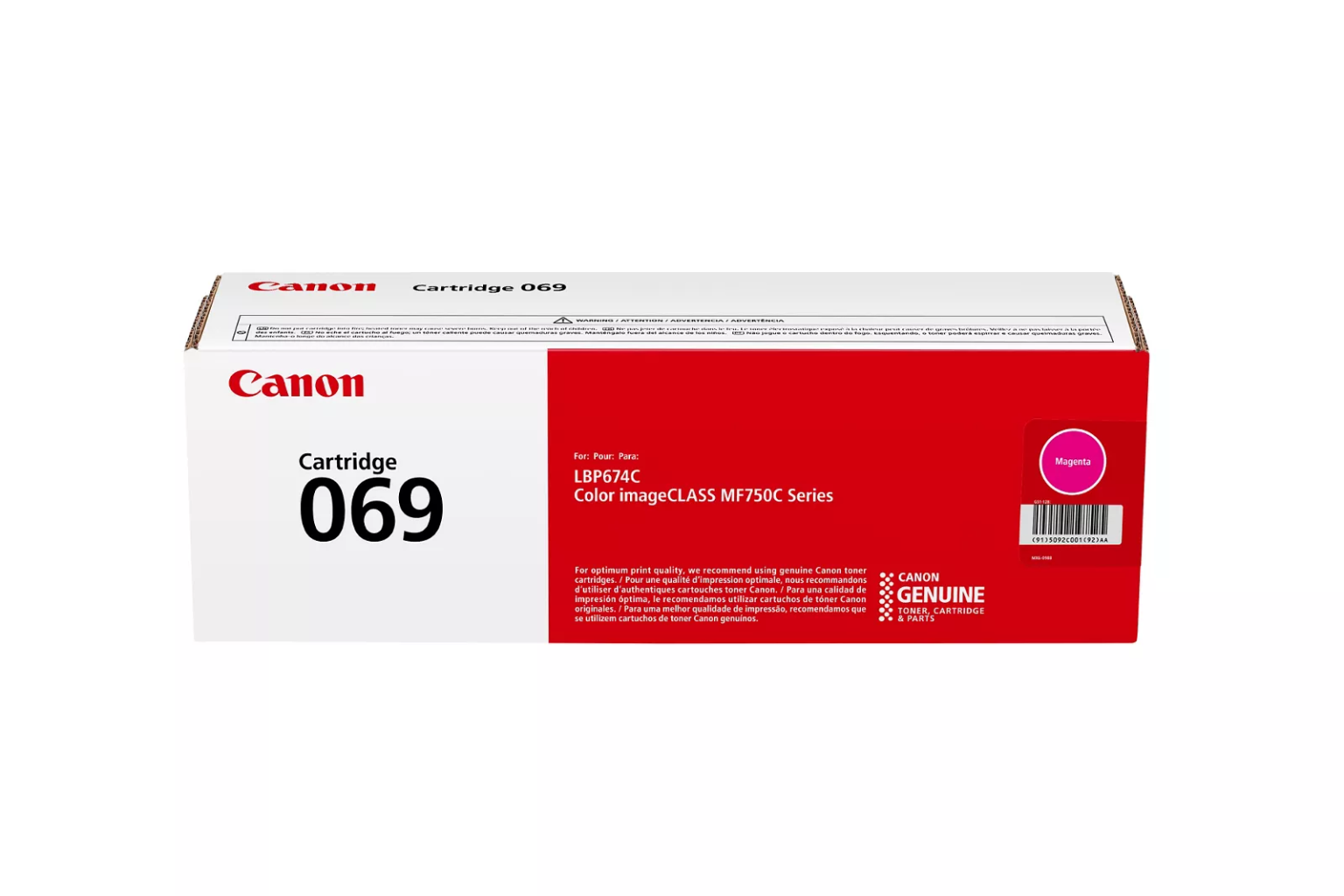 Canon 069 Magenta Original Toner Cartridge 