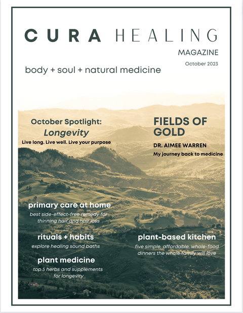The October Edition of Cura Healing Magazine is Here!