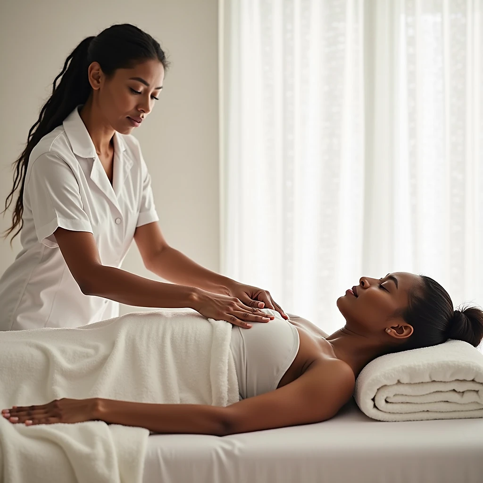 Close-up view of wooden massage tools used in Maderothérapie