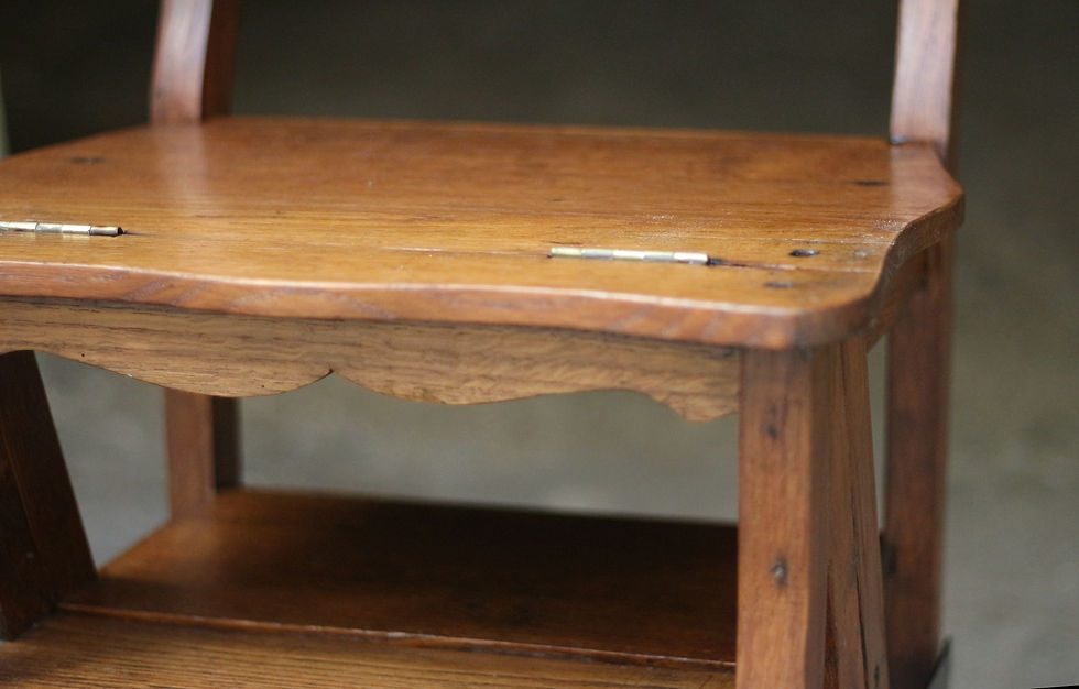 Miniature : Magnifique chaise de bibliothèque en chêne (fin 1800).