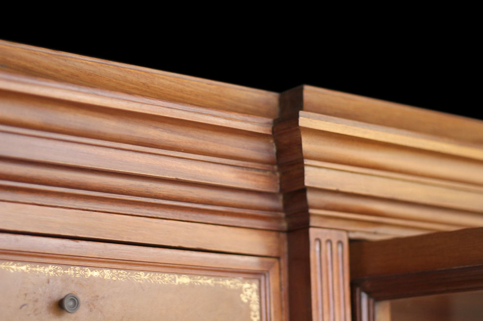 Miniature : Exceptionnel : cartonnier SCHOLZ, à clapets et portes vitrées !