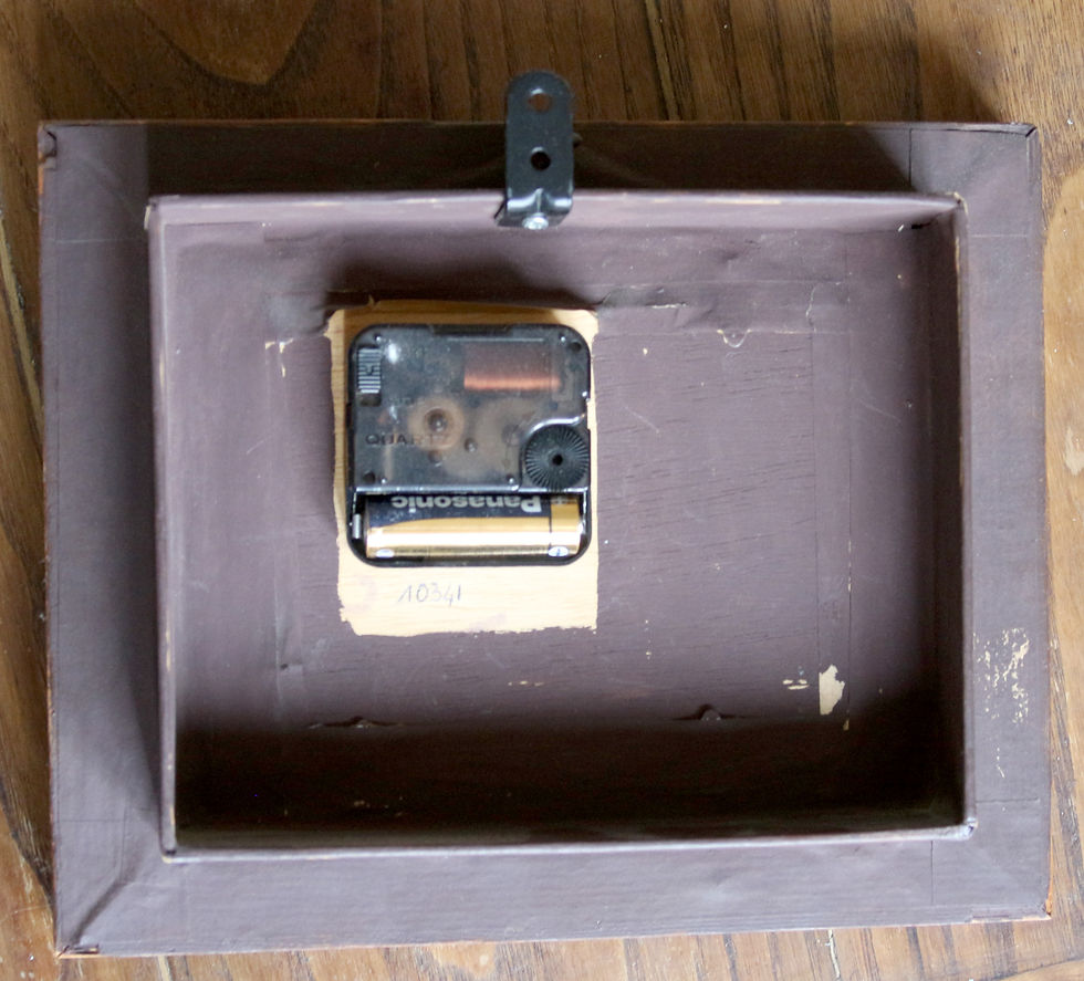 Miniature : Adorable Tableau Horloge fonctionnel (XIXeme siècle).