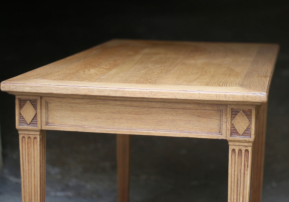 Miniature : Table bureau de la cour des comptes (estampillée MULLER). 3/3.