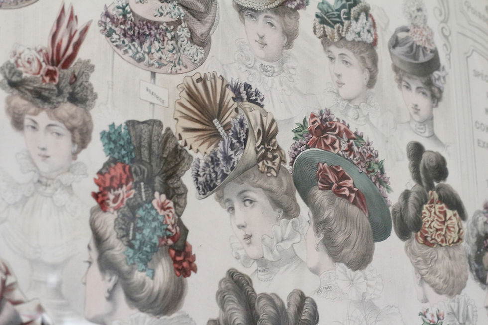 Miniature : Grande affiche décorative de 1898 Chapelier POSSELT, Paris.