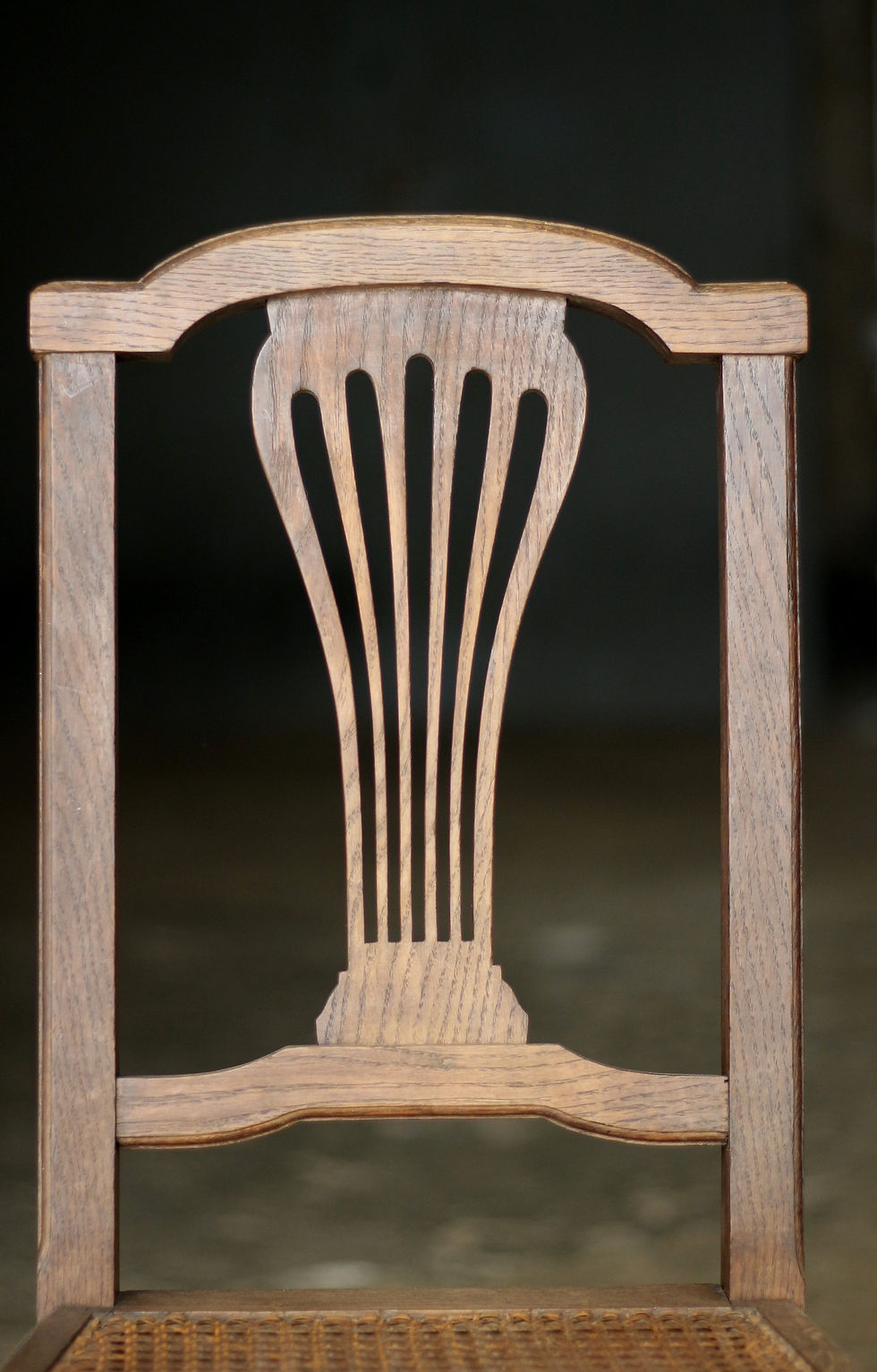 Miniature : Chaise cannée début 20eme siècle. Très bel état