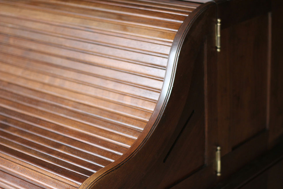 Miniature : Sompteux bureau américain FRANCO-AMERICAIN / DELAUNAY en acajou