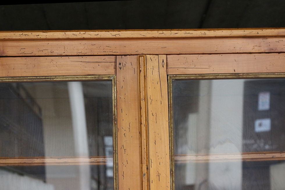 Miniature : Magnifique vitrine bibliothèque Directoir en merisier blond