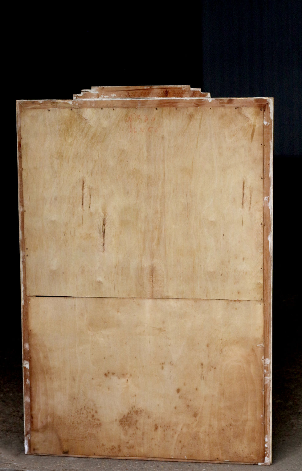 Miniature : Rare : grand miroir de cheminée Art Deco - dorure à la feuille.