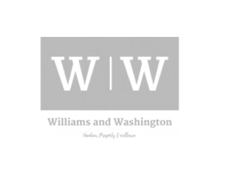Williams and Washington logo with initials W|W