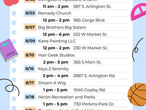 Back To School Events Around Akron