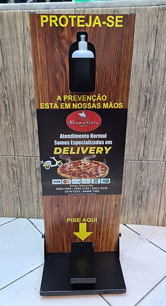 Totem de Álcool Gel