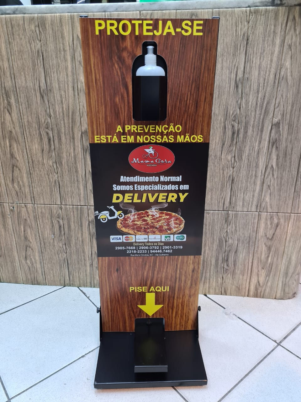 Totem Alcool Gel Personalizado