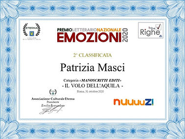 2020 Patrizia Masci Premio Emozioni 2°Premio