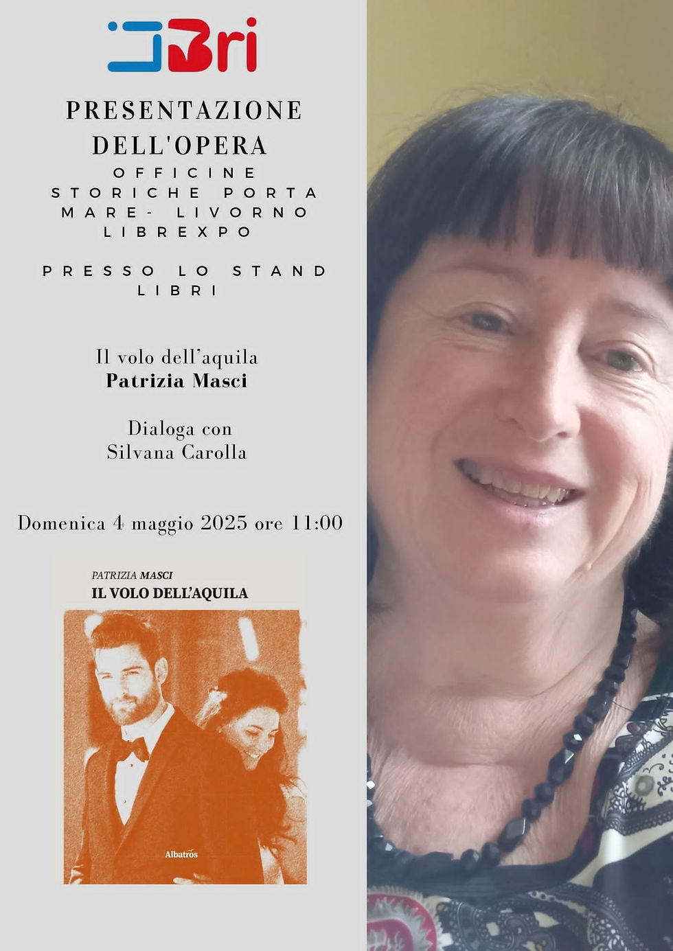 Presentazione e intervista alla fiera Librexpo del libro "Il volo dell'aquila"