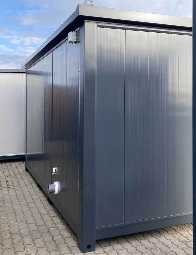 Thumbnail: 4m × 2m Accessible Twin Toilet Cabin with Ramp – view 4